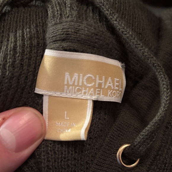 Michael Kors Olive Knit Sweater - Picture 2 of 2